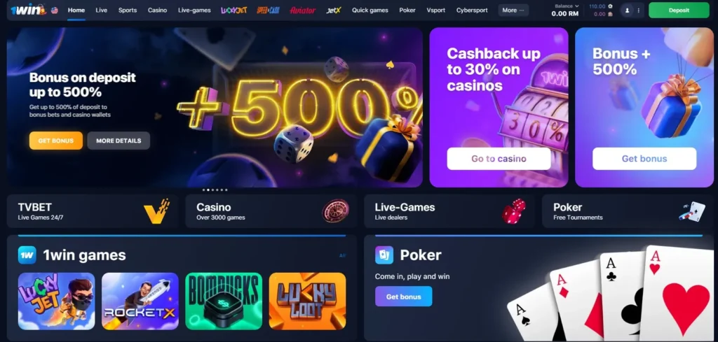 Características del Casino Online 1WIN